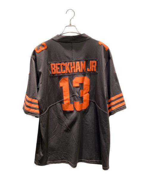 NIKE（ナイキ）NIKE (ナイキ) NFL ゲームシャツ クリーブランドブラウンズ オデルベッカムjr. 半袖カットソー ブラウン サイズ:XXXLの古着・服飾アイテム