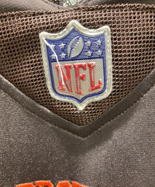 NIKE（ナイキ）NIKE (ナイキ) NFL ゲームシャツ クリーブランドブラウンズ オデルベッカムjr. 半袖カットソー ブラウン サイズ:XXXLの古着・服飾アイテム
