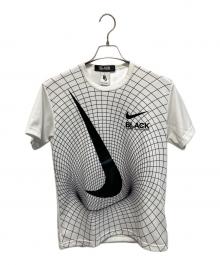 NIKE×BLACK COMME des GARCONS（ナイキ×ブラックコムデギャルソン）の古着「BIG SWOOSH 半袖カットソー」｜ホワイト
