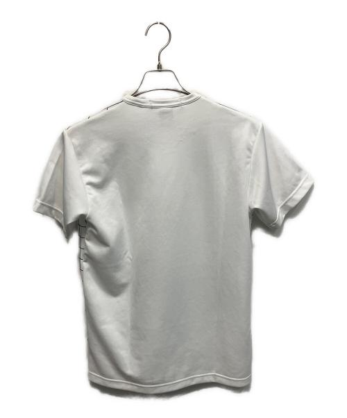 NIKE（ナイキ）NIKE (ナイキ) BLACK COMME des GARCONS (ブラックコムデギャルソン) BIG SWOOSH 半袖カットソー ホワイト サイズ:Mの古着・服飾アイテム