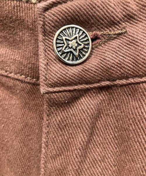 starteam（スターチーム）starteam (スターチーム) ダブルニーデニムパンツ ブラウン サイズ:W34の古着・服飾アイテム