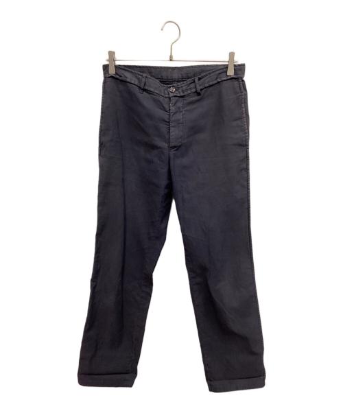Maison Margiela（メゾンマルジェラ）Maison Margiela (メゾンマルジェラ) 12SS コットンパンツ ネイビー サイズ:44の古着・服飾アイテム