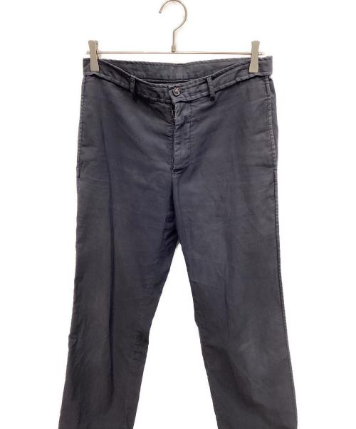 Maison Margiela（メゾンマルジェラ）Maison Margiela (メゾンマルジェラ) 12SS コットンパンツ ネイビー サイズ:44の古着・服飾アイテム
