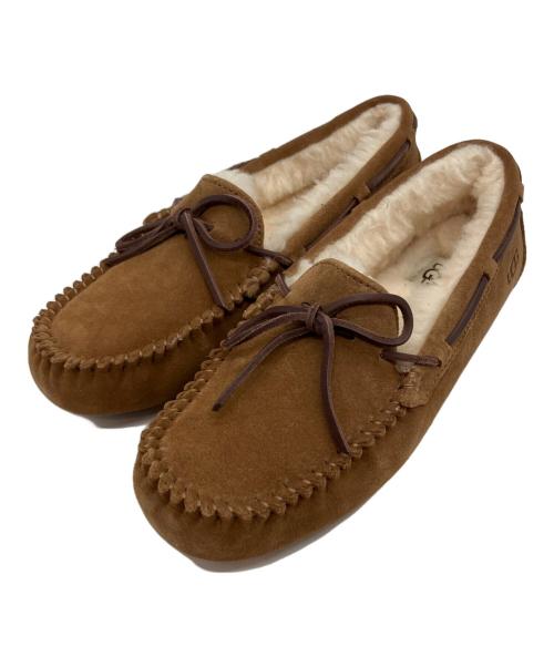 UGG（アグ）UGG (アグ) Dakota モカシンシューズ ブラウン サイズ:25cmの古着・服飾アイテム