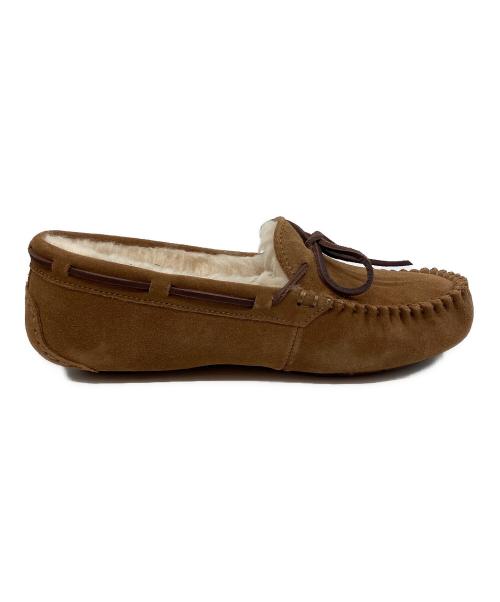 UGG（アグ）UGG (アグ) Dakota モカシンシューズ ブラウン サイズ:25cmの古着・服飾アイテム