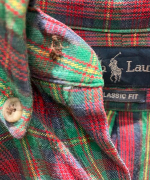 POLO RALPH LAUREN（ポロ・ラルフローレン）POLO RALPH LAUREN (ポロ・ラルフローレン) 長袖シャツ グリーン サイズ:Lの古着・服飾アイテム