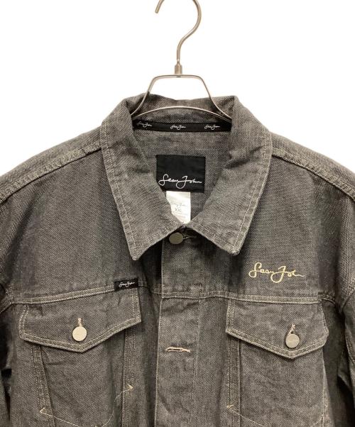 SEAN JOHN（ショーンジョン）SEAN JOHN (ショーンジョン) 90sオーバーサイズデニムジャケット ブラック サイズ:XXLの古着・服飾アイテム