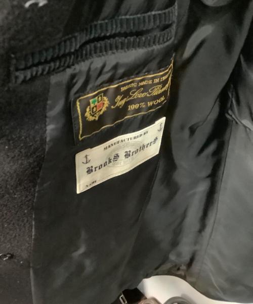 BROOKS BROTHERS（ブルックスブラザーズ）BROOKS BROTHERS (ブルックスブラザーズ) Pコート ブラック サイズ:Sの古着・服飾アイテム