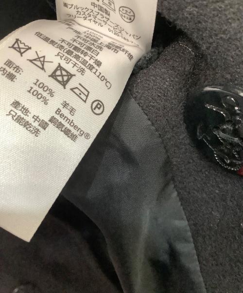 BROOKS BROTHERS（ブルックスブラザーズ）BROOKS BROTHERS (ブルックスブラザーズ) Pコート ブラック サイズ:Sの古着・服飾アイテム