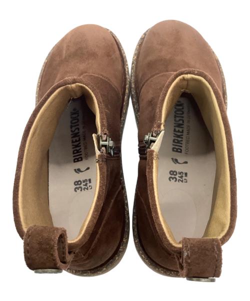 BIRKENSTOCK（ビルケンシュトック）BIRKENSTOCK (ビルケンシュトック) ショートブーツ ブラウン サイズ:24.5cmの古着・服飾アイテム