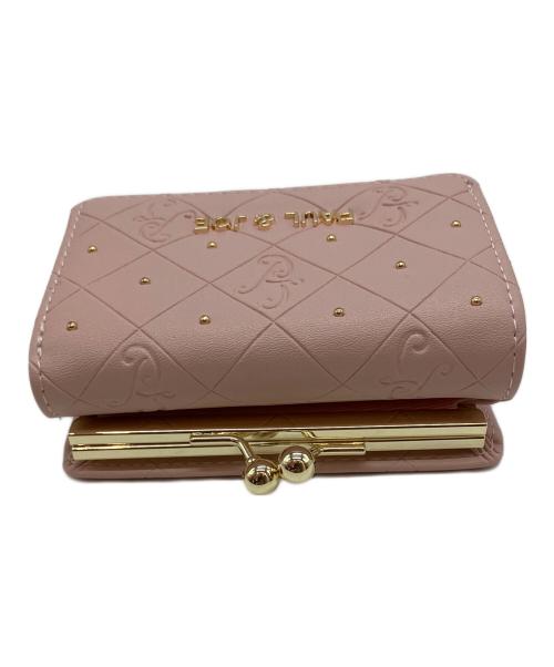 PAUL & JOE（ポール アンド ジョー）PAUL & JOE (ポール アンド ジョー) 口金ミニ財布 2つ折り財布 ピンクの古着・服飾アイテム