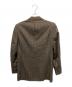 BALENCIAGA (バレンシアガ) チェック テーラードジャケット ブラウン サイズ:不明：13000円
