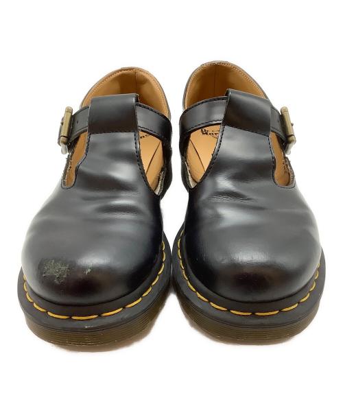 Dr.Martens（ドクターマーチン）Dr.Martens (ドクターマーチン)  POLLEY(ポリー）Tバーシューズ ブラック サイズ:UK 5の古着・服飾アイテム