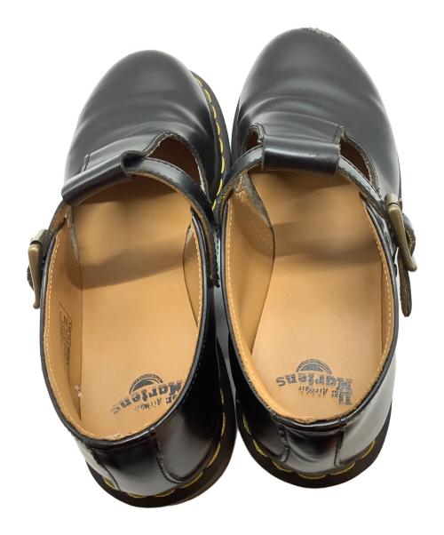 Dr.Martens（ドクターマーチン）Dr.Martens (ドクターマーチン)  POLLEY(ポリー）Tバーシューズ ブラック サイズ:UK 5の古着・服飾アイテム