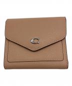 COACHコーチ）の古着「3つ折り財布」｜ベージュ