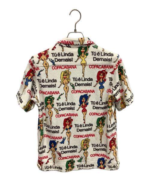 WACKO MARIA（ワコマリア）WACKO MARIA (ワコマリア) ヌードガール パイルシャツ ホワイト サイズ:Sの古着・服飾アイテム