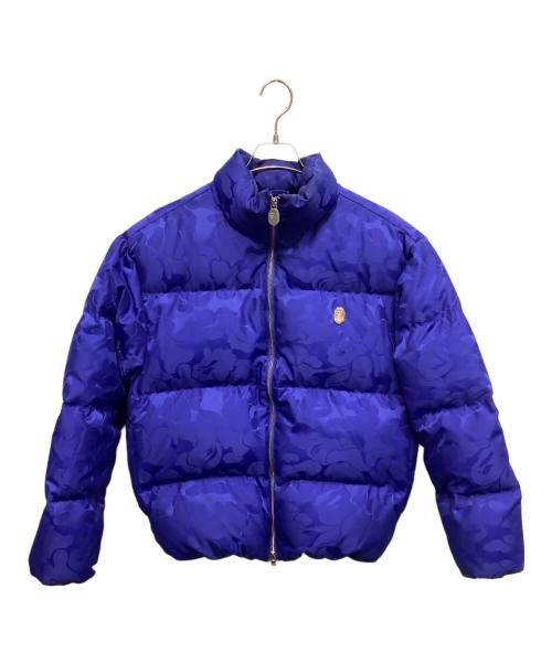 A BATHING APE（ア ベイシング エイプ）A BATHING APE (ア ベイシング エイプ) ダウンジャケット ブルー サイズ:Mの古着・服飾アイテム