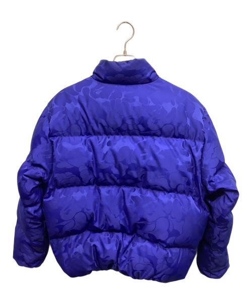 A BATHING APE（ア ベイシング エイプ）A BATHING APE (ア ベイシング エイプ) ダウンジャケット ブルー サイズ:Mの古着・服飾アイテム