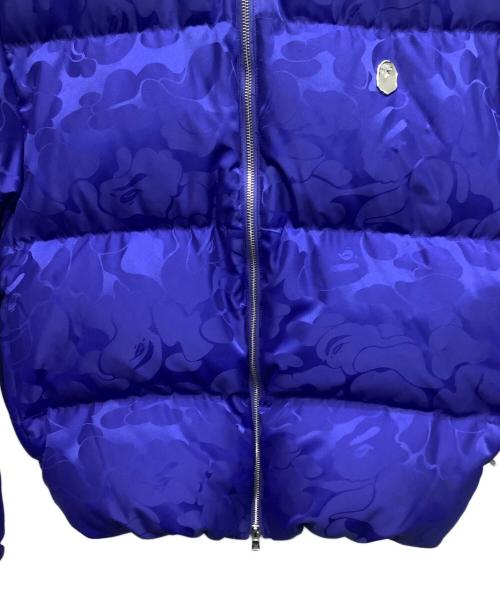 A BATHING APE（ア ベイシング エイプ）A BATHING APE (ア ベイシング エイプ) ダウンジャケット ブルー サイズ:Mの古着・服飾アイテム