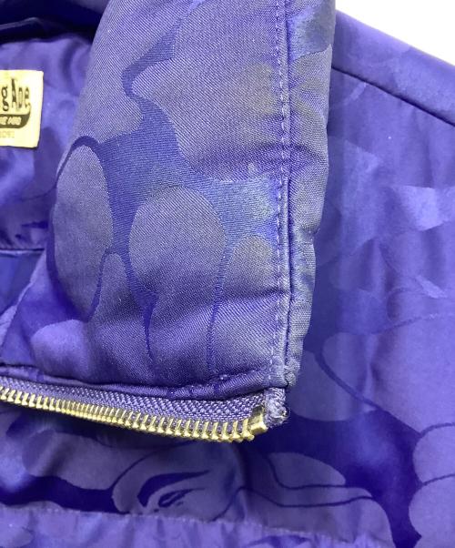 A BATHING APE（ア ベイシング エイプ）A BATHING APE (ア ベイシング エイプ) ダウンジャケット ブルー サイズ:Mの古着・服飾アイテム