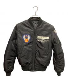 AVIREX（アヴィレックス）の古着「THERMOLITE 9th AIR FORCE MA-1ジャケット」｜ブラック