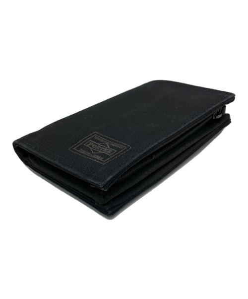 PORTER（ポーター）PORTER (ポーター) ディル 2つ折り財布 ブラックの古着・服飾アイテム