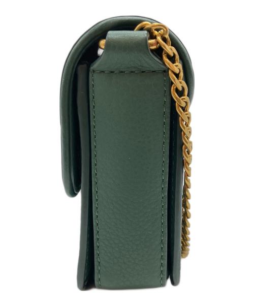 TORY BURCH（トリーバーチ）TORY BURCH (トリーバーチ) チェーンショルダーバッグ グリーンの古着・服飾アイテム