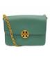 TORY BURCH（トリーバーチ）の古着「チェーンショルダーバッグ」｜グリーン