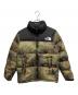 THE NORTH FACE（ザ ノース フェイス）の古着「ヌプシ ダウンジャケット」｜ブラック×オリーブ