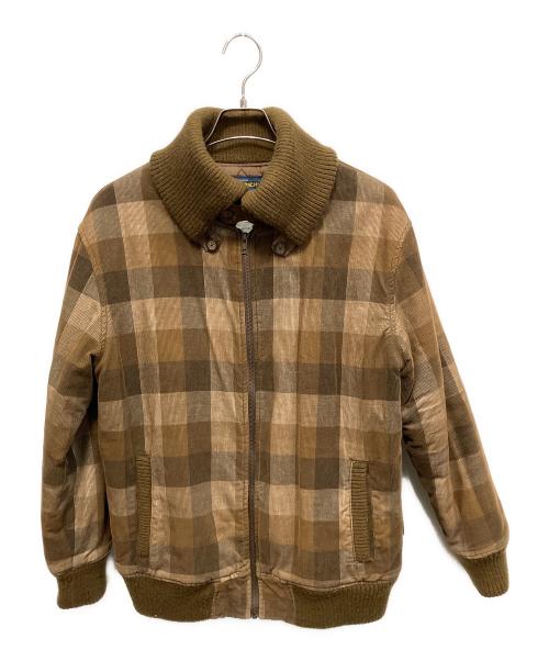 WOOLRICH（ウールリッチ）WOOLRICH (ウールリッチ) リブブルゾン ブラウン サイズ:Mの古着・服飾アイテム