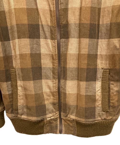WOOLRICH（ウールリッチ）WOOLRICH (ウールリッチ) リブブルゾン ブラウン サイズ:Mの古着・服飾アイテム