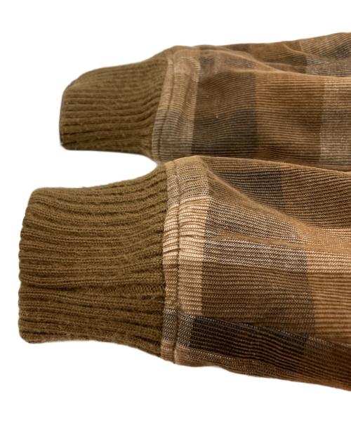 WOOLRICH（ウールリッチ）WOOLRICH (ウールリッチ) リブブルゾン ブラウン サイズ:Mの古着・服飾アイテム