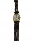 SEIKOセイコー）の古着「エクセリーヌ クォーツ レザーベルト 630174 腕時計」｜ホワイト