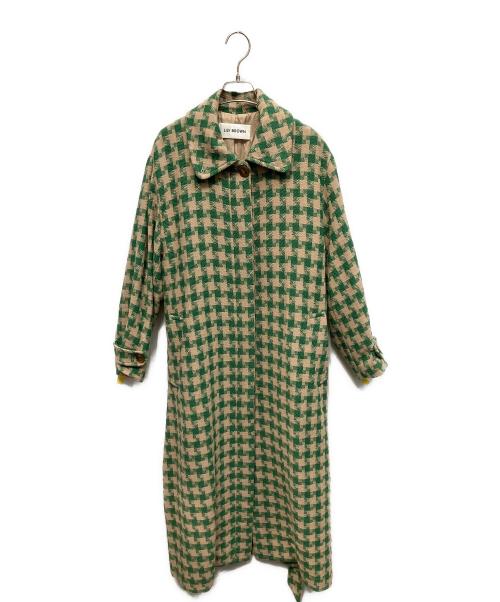 Lily Brown（リリーブラウン）Lily Brown (リリーブラウン) トレンチコート グリーン×ベージュ サイズ:Freeの古着・服飾アイテム