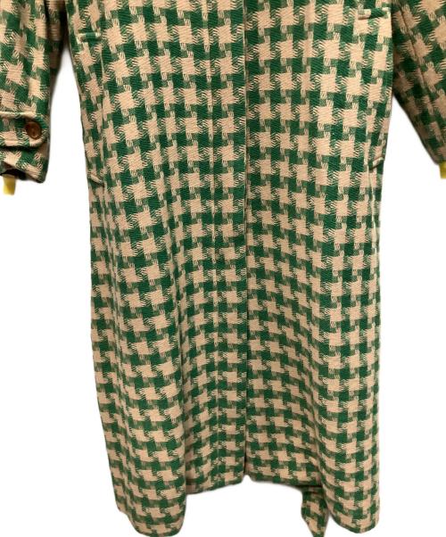 Lily Brown（リリーブラウン）Lily Brown (リリーブラウン) トレンチコート グリーン×ベージュ サイズ:Freeの古着・服飾アイテム