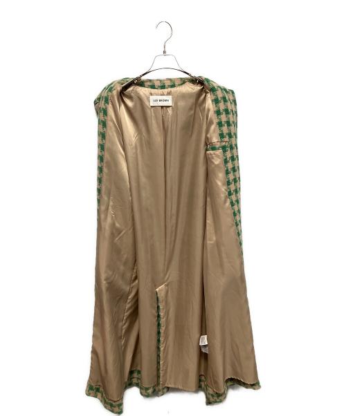 Lily Brown（リリーブラウン）Lily Brown (リリーブラウン) トレンチコート グリーン×ベージュ サイズ:Freeの古着・服飾アイテム