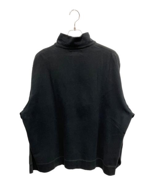 POLO RALPH LAUREN（ポロ・ラルフローレン）POLO RALPH LAUREN (ポロ・ラルフローレン) ハーフジップスウェット ブラック サイズ:XXLの古着・服飾アイテム