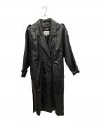 Thinsulate×PELLE STUDIOシンサレート×ペレ スタジオ）の古着「レザーコート」｜ブラック