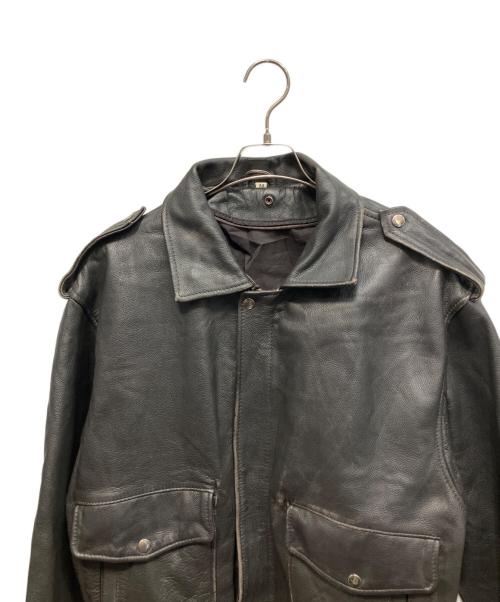 A-2フライトジャケット（A-2フライトジャケット）A-2フライトジャケット (A-2フライトジャケット) A-2フライトジャケット ブラック サイズ:Mの古着・服飾アイテム