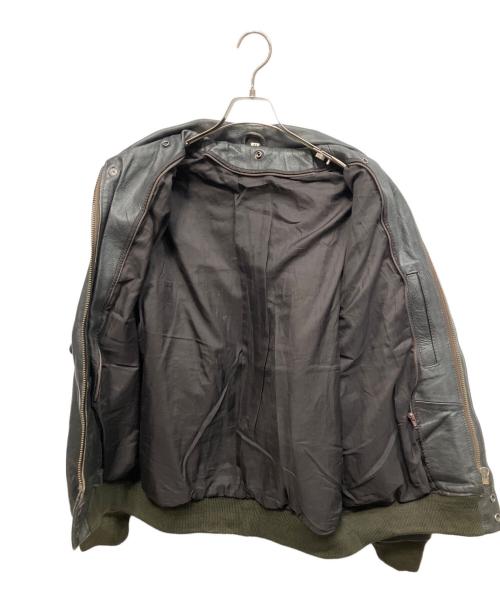 A-2フライトジャケット（A-2フライトジャケット）A-2フライトジャケット (A-2フライトジャケット) A-2フライトジャケット ブラック サイズ:Mの古着・服飾アイテム