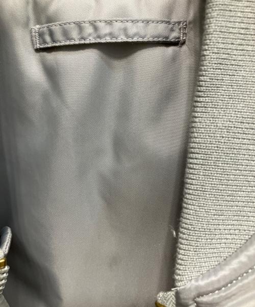 ALPHA INDUSTRIES（アルファインダストリーズ）ALPHA INDUSTRIES (アルファインダストリーズ) MA-1 NASA フライトジャケット シルバー サイズ:XLの古着・服飾アイテム