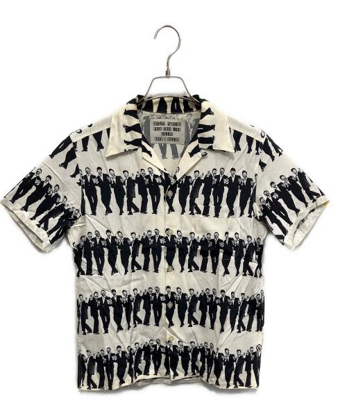 WACKO MARIA（ワコマリア）WACKO MARIA (ワコマリア) GUILTY PARTIES FUCK THIS LIFE KILLER ROCK N ROLLER アロハシャツ ホワイト サイズ:Mの古着・服飾アイテム