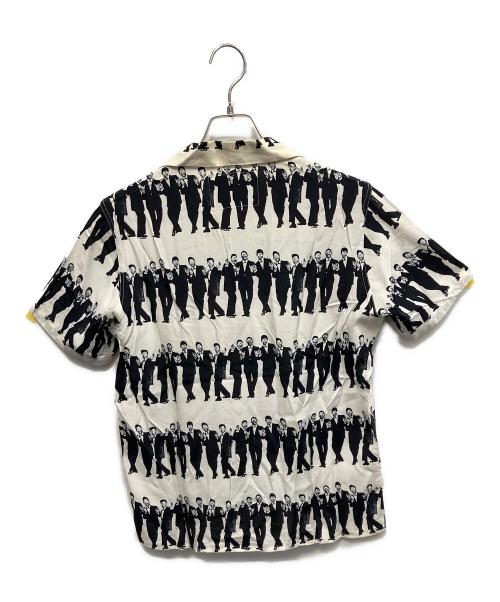 WACKO MARIA（ワコマリア）WACKO MARIA (ワコマリア) GUILTY PARTIES FUCK THIS LIFE KILLER ROCK N ROLLER アロハシャツ ホワイト サイズ:Mの古着・服飾アイテム