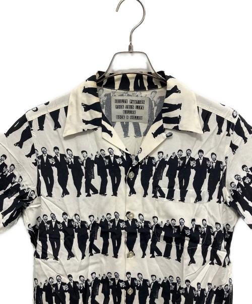 WACKO MARIA（ワコマリア）WACKO MARIA (ワコマリア) GUILTY PARTIES FUCK THIS LIFE KILLER ROCK N ROLLER アロハシャツ ホワイト サイズ:Mの古着・服飾アイテム