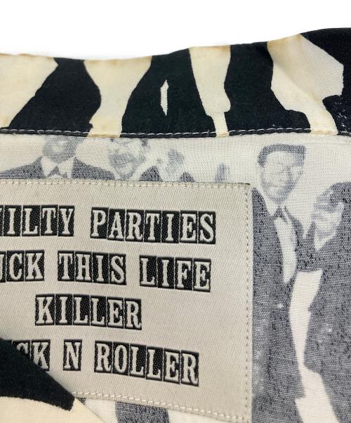 WACKO MARIA（ワコマリア）WACKO MARIA (ワコマリア) GUILTY PARTIES FUCK THIS LIFE KILLER ROCK N ROLLER アロハシャツ ホワイト サイズ:Mの古着・服飾アイテム