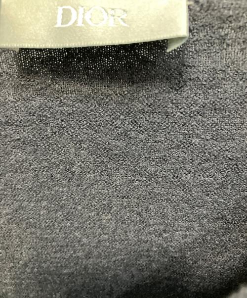 Dior（ディオール）Dior (ディオール) BEE刺繍 薄手ニット ネイビー サイズ:Mの古着・服飾アイテム