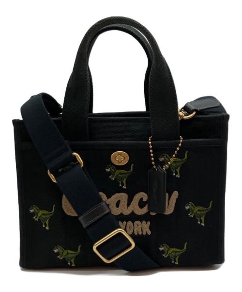 COACH（コーチ）COACH (コーチ) 26・レキシー キャンバス トートバッグ ブラックの古着・服飾アイテム