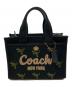 COACH（コーチ）の古着「26・レキシー キャンバス トートバッグ」｜ブラック
