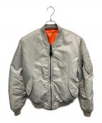 AVIREXアヴィレックス）の古着「MA-1 フライトジャケット」｜グリーン