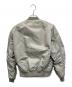 AVIREX (アヴィレックス) MA-1 フライトジャケット グリーン サイズ:M：12000円